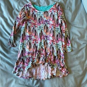 Posh Peanut Multicolor Ballet Slipper Dress